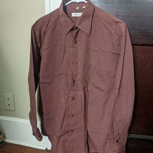 Scappino Italy red check dress shirt